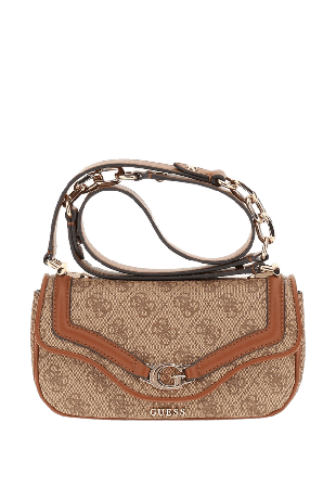 Guess Dea Crossbody Flap Handväskor Dam Brun ONESIZE