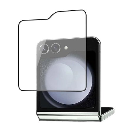 Sk rmskydd Samsung Galaxy Z Flip 5 - 3D H rdat Glas Svart (milj ) Black