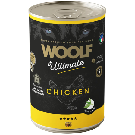 Woolf Ultimate Canned Dogfood - Chicken With Sage