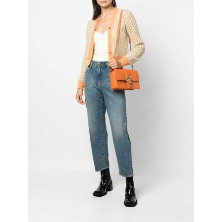 Pinko, Pinko Jeans Denim Blauw, Dames, Maat:W25,Katoen