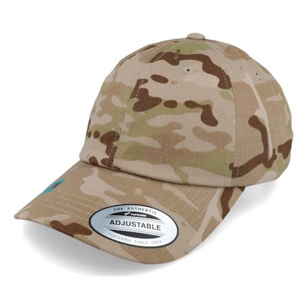 Yupoong - Multicam Arid Dad Cap Unconstructed Camo Cap - @ Hatstore