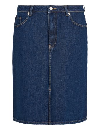 Tommy Hilfiger | Dnm Knee Straight Skirt Rw Ace | 36