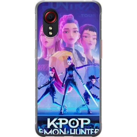 Yhteensopiva Puhelinkuori Samsung Samsung Galaxy Xcover 5 Trendikäs KPop Demon Hunters nukkehahmo