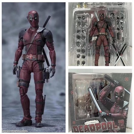 Deadpool 2 Deadpool Marvel 6" SHF Actionfigur KO Ver Filmer Lekegave