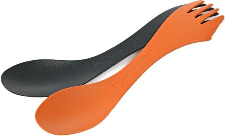 Light My Fire Spork Medium 2-pack Rusty Orange / Slaty Black