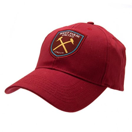 West Ham United FC Crest Vuxen Unisex Baseballkeps One Size Bur