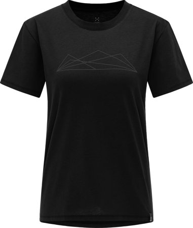 Haglöfs Camp Tee Women Women short-sleeved sweaters Black M