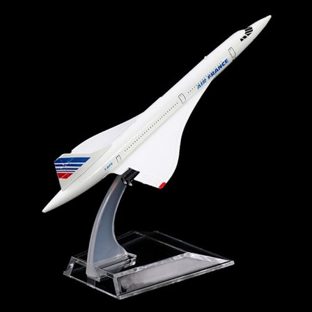16 cm Air France Concorde Jet Model Flyvemaskine Hvid[JUN] Hvid one size