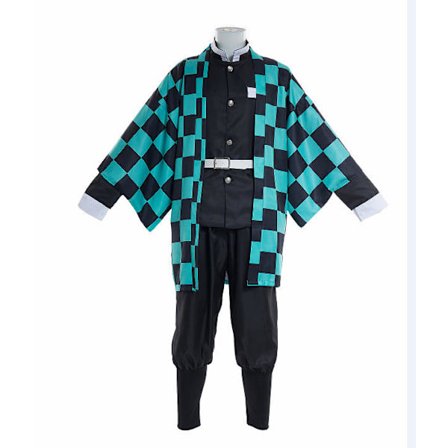 Mub- Anime Demon Slayer Aikuisten Cosplay-asu Kimetsu No Yaiba Kamado Tanjirou Kamado Agatsuma Zenitsu Tomioka Giyuu Nezuko Asu