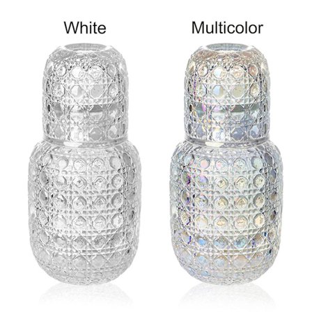 150ml Vintage Sengevandskaraffel og Glas