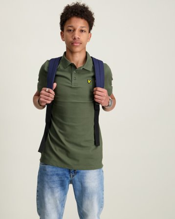 Lyle & Scott Plain Polo Shirt Grün Polo/Rugbyshirts Jungen - Kids Brand Store