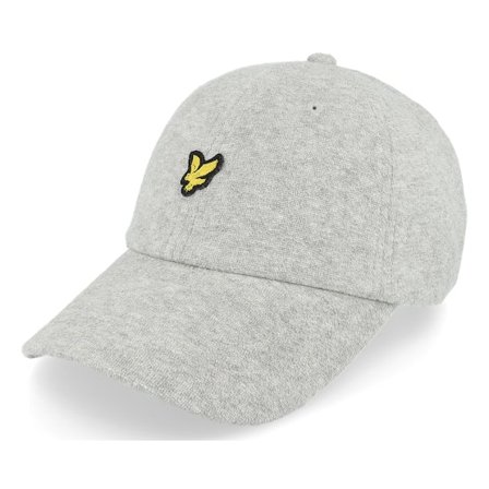 Lyle & Scott - Gris unconstructed Casquette - Terry Towelling Baseball Cap Cove Dad Cap @ Hatstore