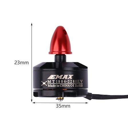 EMAX MT1806 2280KV Børsteløs Motor CW til RC Quadcopter