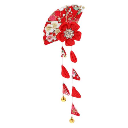 1 stk. Japansk Kimono Sakura Kvaster Kanzashi Hårpynt Hårbånd Klips