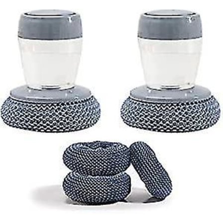 Multifunksjonell Trykkrensende Børste 2 stk Gjenbrukbar