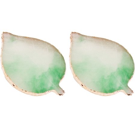 CDQ 2 ST Nail Art Leaf Palette Nail Display Board Verktyg