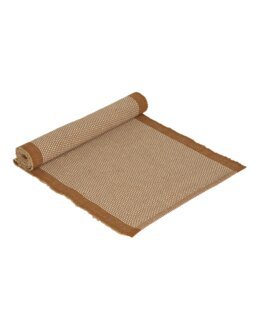 Bordslöpare Tore Jutemix Cognac - 35x90 cm - Fondaco