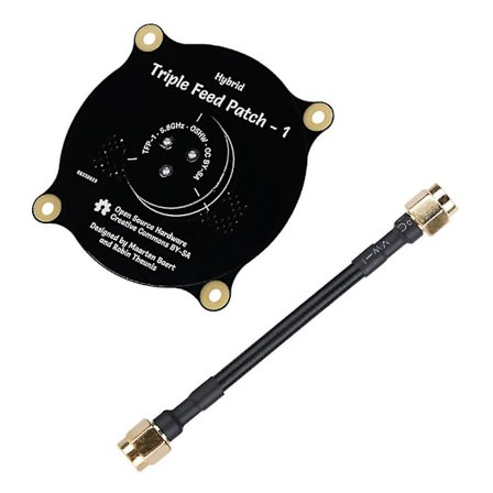 NY 5.8GHz Trippelmatad Patch-antenn Riktad Cirkulärt Polariserad Antenn kompatibel med FPV RC Racing Dro