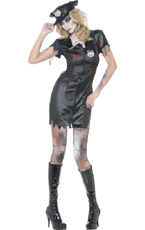 Fever Zombie Cop Costume M