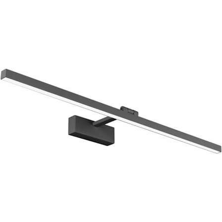 LED Kylpyhuoneen peilivalo IP44 16W 1170lm Kaappivalaisin Moderni Sisäseinävalaisin 4000K Peilikaapille Pöydälle WC-kalusteille, Musta