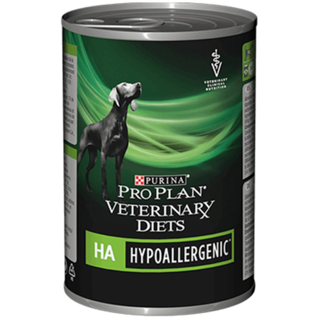 Purina Pro Plan Veterinary Diets - PVD Canine HA Hypoallergenic Mousse 400 g x 12 - Hund - Hundefôr & hundemat - Veterinærfôr for hund - ZOO.no