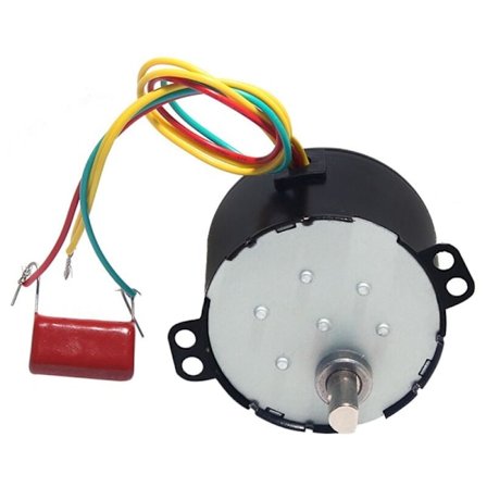 Permanent Magnet Synkronmotor 50KTYZ CW/CCW Høy Lavt Dreiemoment Motor AC 220V 6-10W Miniatyr (30 RPM)