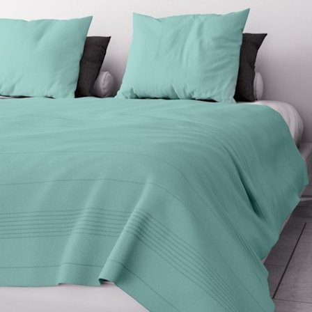 Säng- eller soffkast 220x240 cm ADELE lagunblå, av Soleil d'ocre