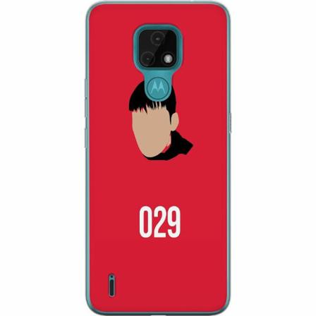 Motorola Moto E7 Genomskinligt Skal Squid Game