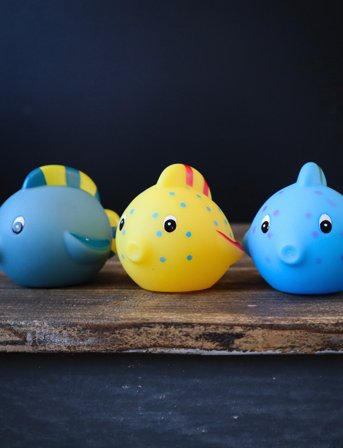 Rätt Start Bathtoys, Fish, 3-Pack - Multi/patterned - ONE SIZE