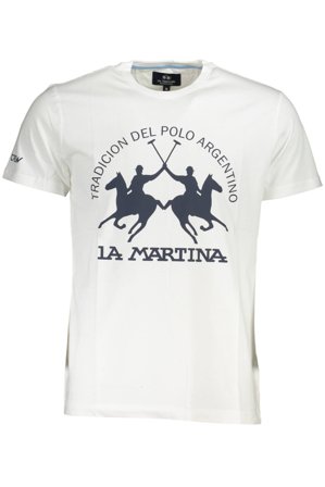 La Martina T-shirt Maniche Corte Uomo Bianco