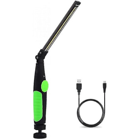 Oppladbar LED arbeidslampe med magnet og 360 graders sammenleggbar USB-rotasjon