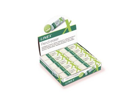 Linex Radergummi 63x25x12mm 20/fp - Lyreco - Skola och förskola - Pennor och tillbehör - Radergummi