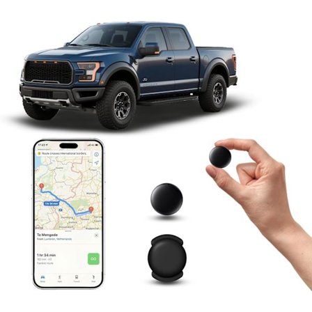 2025 Seneste Model Skjult Magnetisk Mini GPS-Tracker til Køretøjer – Realtids Bilsporing, Ingen Månedlig Afgift, Fungerer med Apple Find My, til Bi
