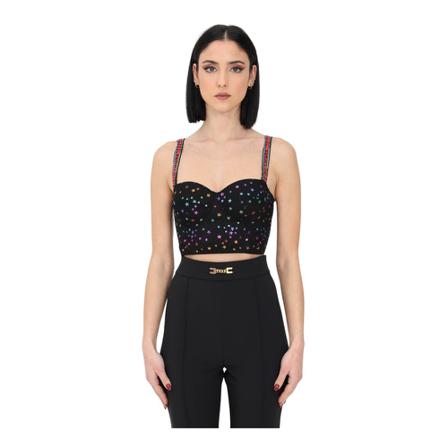 Chiara Ferragni Collection, Top Czarny, Kobieta, Rozmiar: S