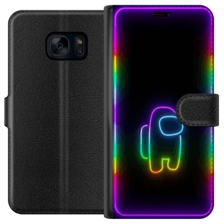 Kompatibelt Plånboksfodral till Samsung Samsung Galaxy S7 Among Us 2021