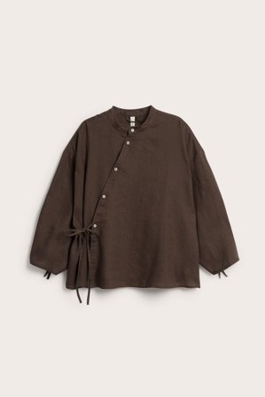 Kappahl | Linbluse Brun XS | Brun