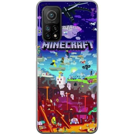 Xiaomi Mi 10T Pro 5G Läpinäkyvä kuori Minecraft