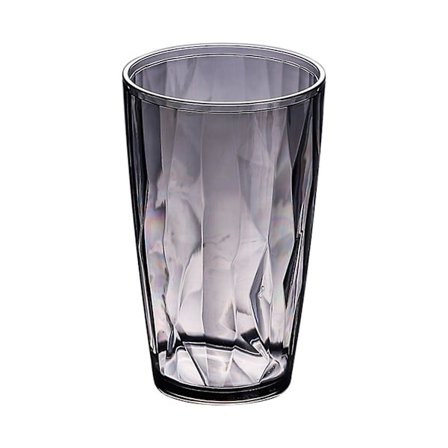 Ubrydelige drikkeglas 490 ml akryl brudsikre vandglas ølkrus Light Grey