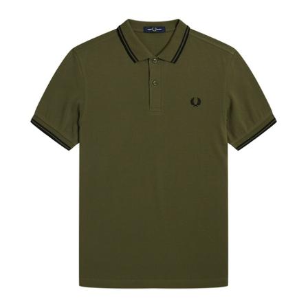 Fred Perry T-Shirts grön, Herr, Herr, Storlek: L