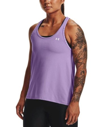 Under Armour Knockout Tank Wmn Octane/Electric Tangerine/White