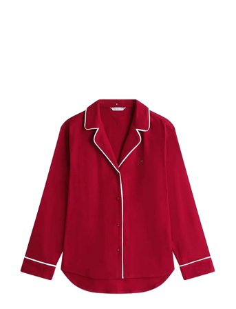 Tommy Hilfiger | Solid Ls Flannel Shirt | S