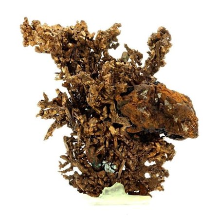 Stenar och mineraler. Inhemsk koppar. 659,5 cent. Rubtsovskoe, Altai Krai, Ryssland.