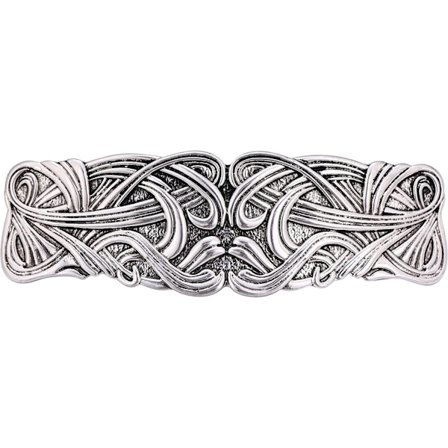 Vintage hårspenne i metall med keltisk knute