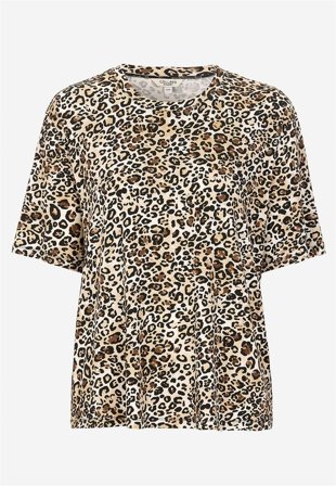 Cellbes of Sweden - Leopard jerseytop i leopard til damer i størrelse 38/40