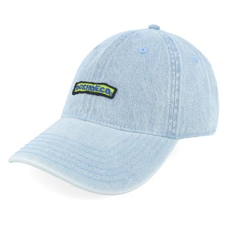 DC - Blå unconstructed Keps - Patch It Cap Blue Fog Dad Cap @ Hatstore