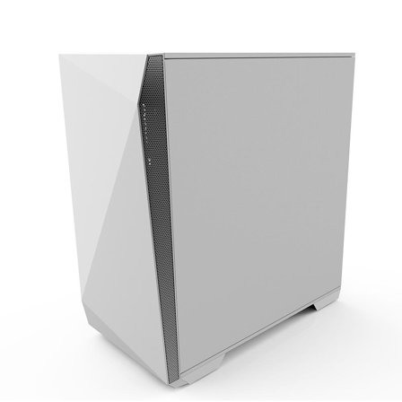 ZALMAN Z1 Iceberg White - mATX Mid Tower PC Case/Pre-installed fan 2 x 120mm in Mini Tower Weiß