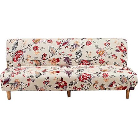 3-istuttavan sohvan päällinen, joustava, käsinojaton, elastinen, kokoontaitettava vuodesohvan päällinen 190*210cm