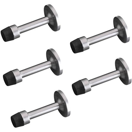 75 mm / 2,95 tuuman ruostumattomasta teräksestä valmistettu harjattu ovipysäköinti seinäkiinnityksellä