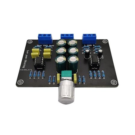 2-veis subwoofer frekvensdeler-kort elektronisk lavpassfilter crossover Ac12v Ne5532(72hz)