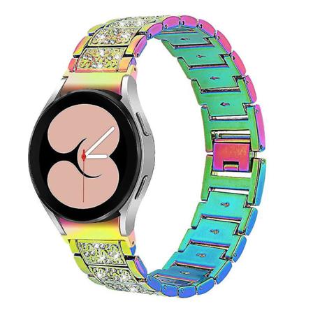 Rostfritt stål ersättningsarmband för Samsung Galaxy Watch4 Active 40/44mm /Classic 42/46mm Multi-color